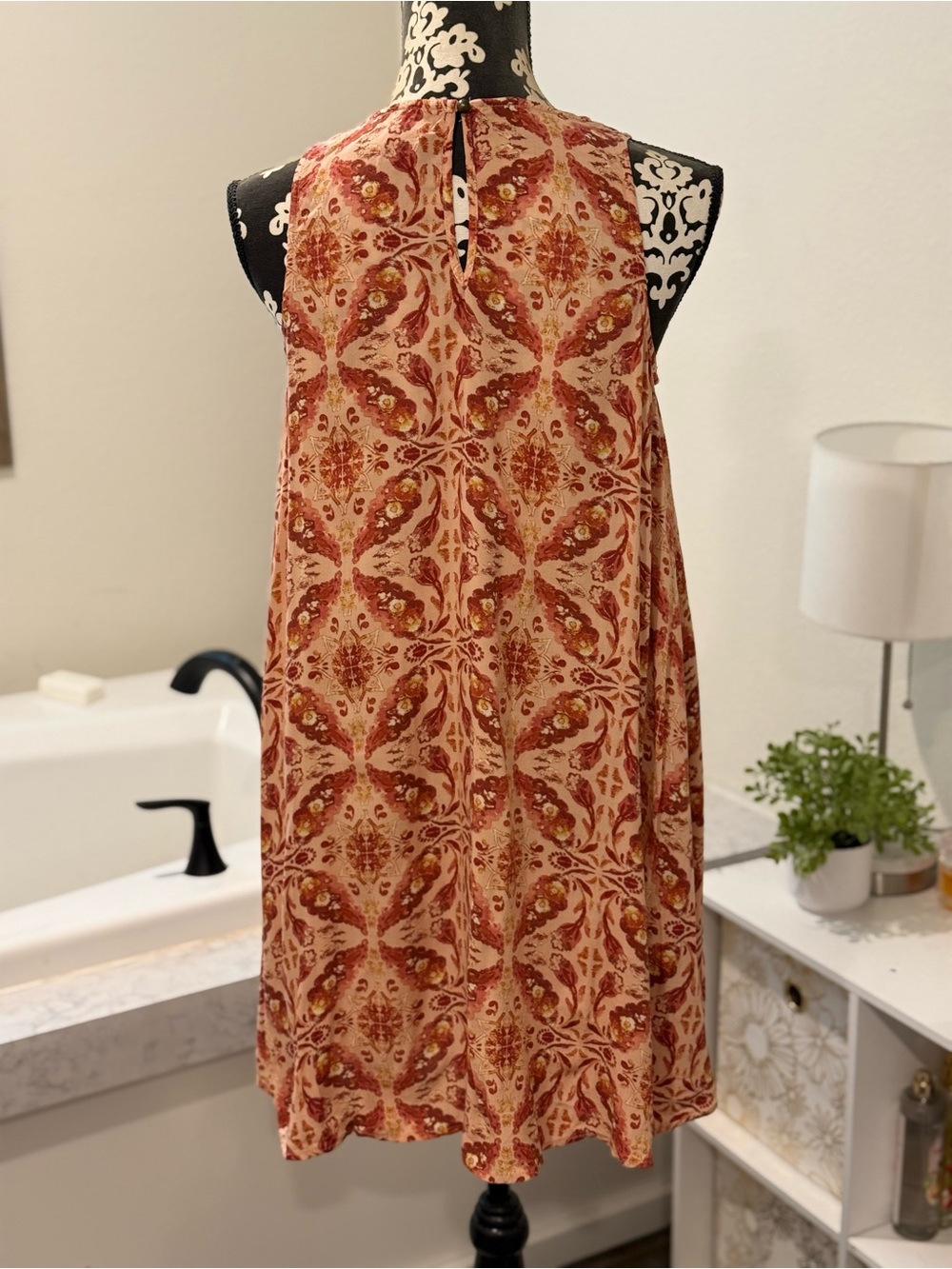 Taylor & Sage Boho Floral Swing Dress Size Small - Picture 4 of 7